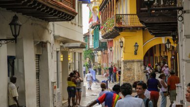 Strassenszene in Cartagena