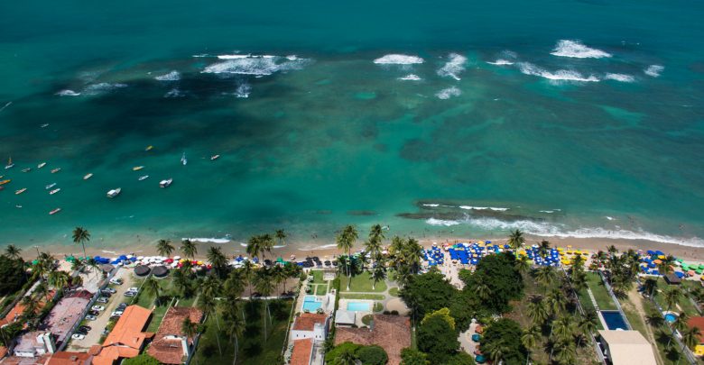 Luftbild von Porto de Galinhas
