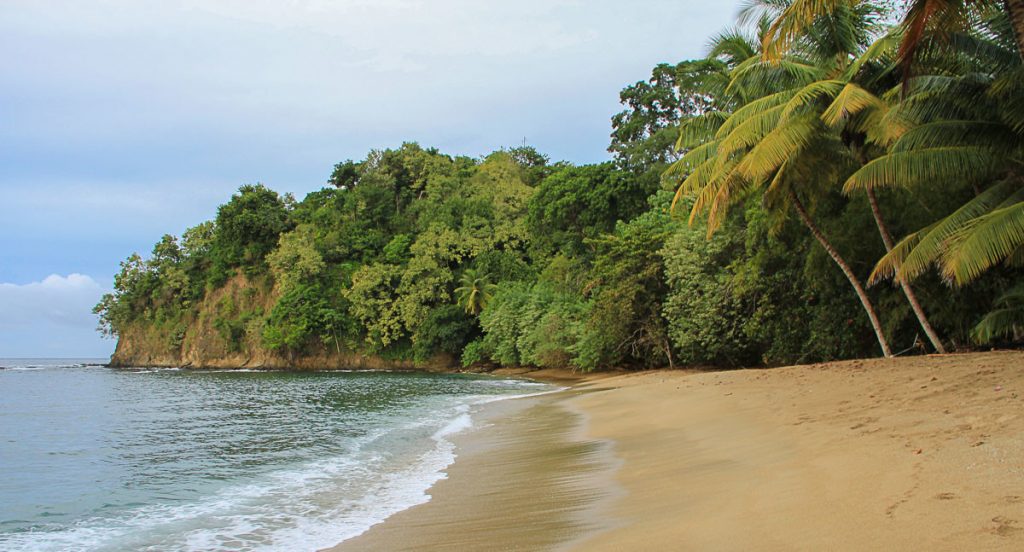 einsame Bucht auf Tobago