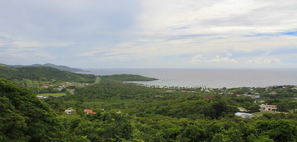 Ausblick vom Fort King Georg über Tobago