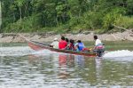 Im Motorboot auf dem Rio Napo
