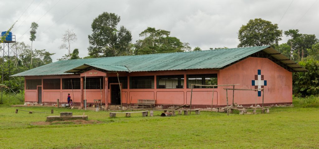 Das Gemeindehaus von Sani Isla