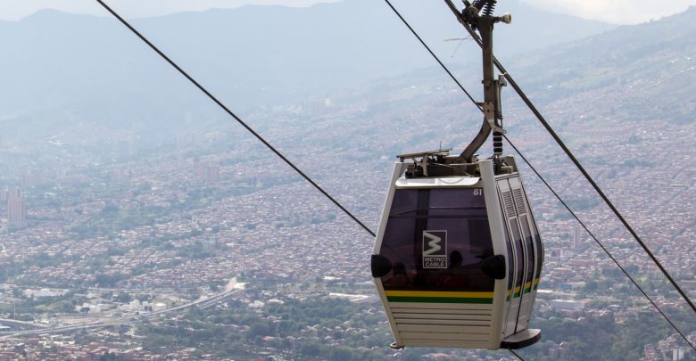 Seilbahn Metro Cable in Medellin