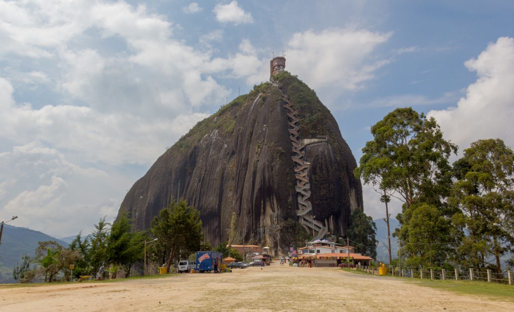 Blick auf den Piedra del Peñol