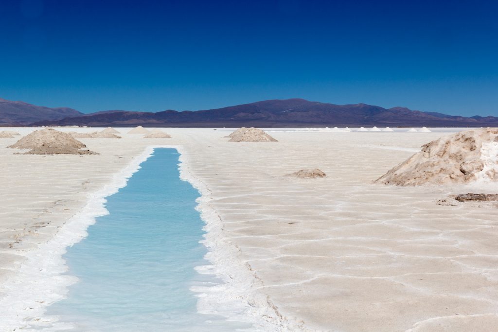 kleine Salinen in den Salinas Grandes