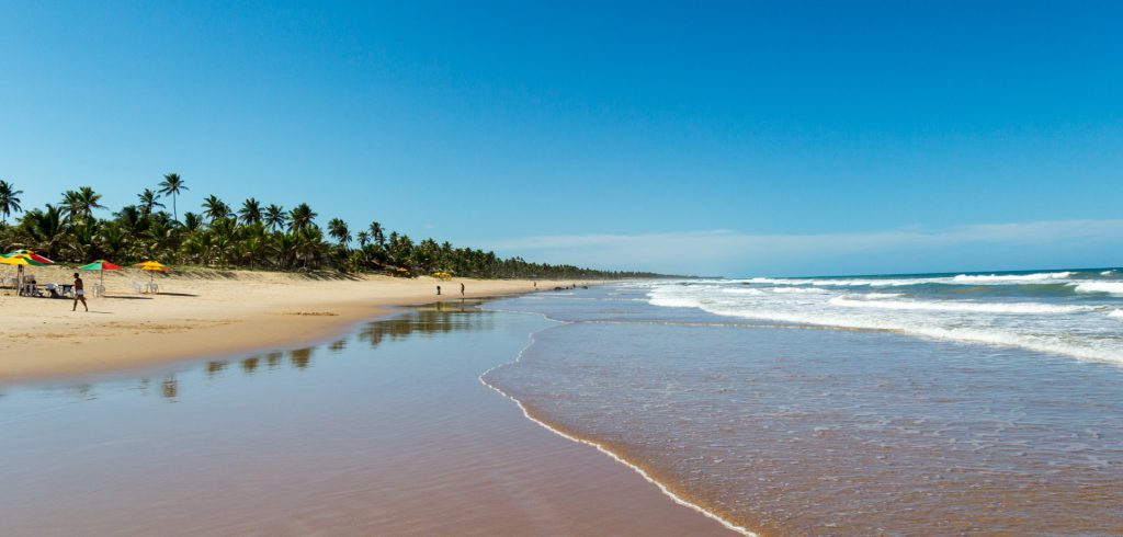 endloser Strand an der Atlantikküste