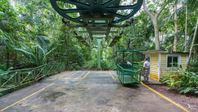 Bergstation der Seilbahn im Resort