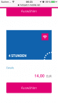 4 Stunden für 14,- Euro