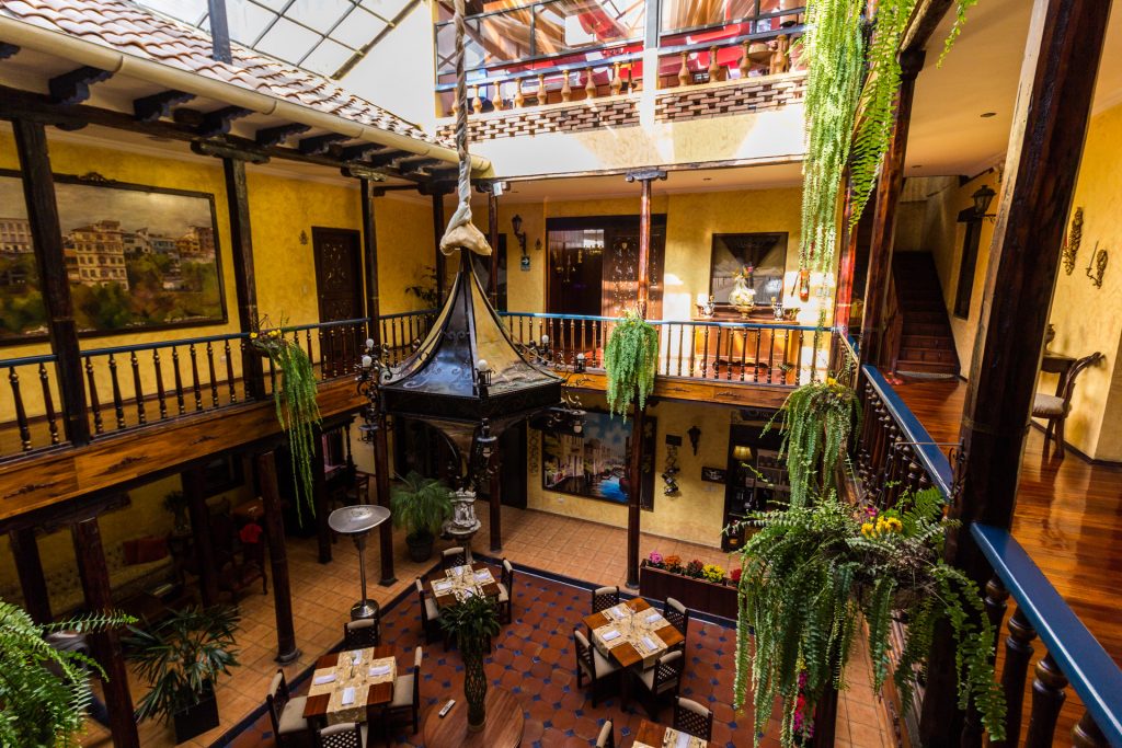 Blick in Hotel Los Balcones in Cuenca