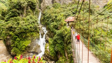 Der Pailón del Diablo in Baños