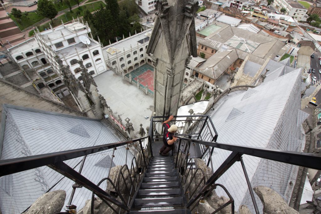 Steile Treppen