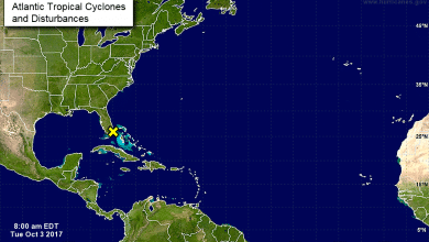 National Hurricane Center: aktuell keine Hurrikans gemeldet