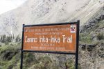 Beginn des berühmten Inca Trails