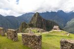 Blick von ganz oben Richtung Huayna Picchu