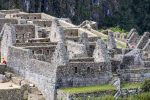 Steinhäuser in Machu Picchu