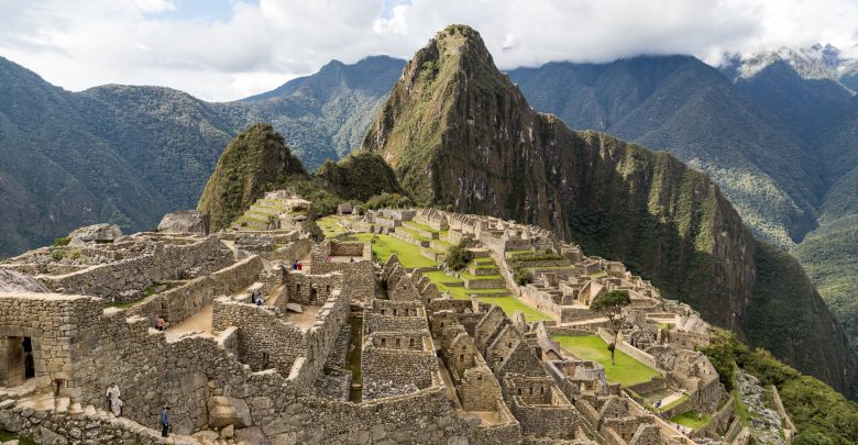 der klassische Blick über Machu Picchu