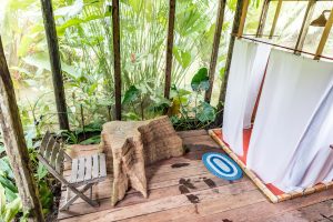 Blick in ein Badezimmer