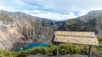 Kratersee vom Vulkan Irazú in Costa Rica