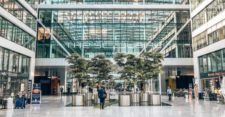 The Squaire am Flughafen Frankfurt - perfekt für einen Sack