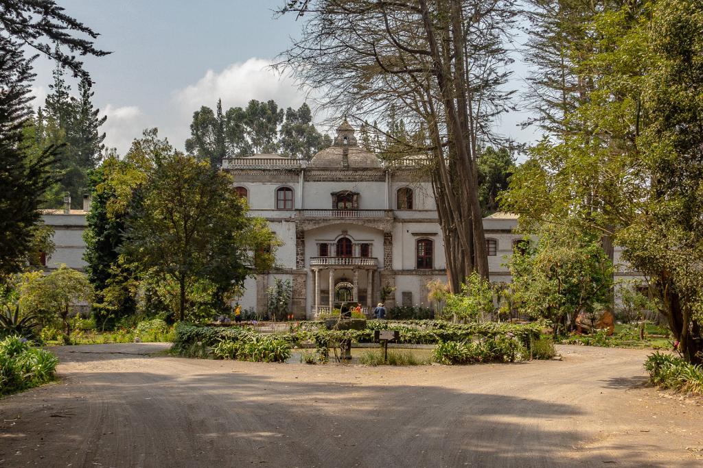 Blick auf die großartige Hacienda La Ciénega