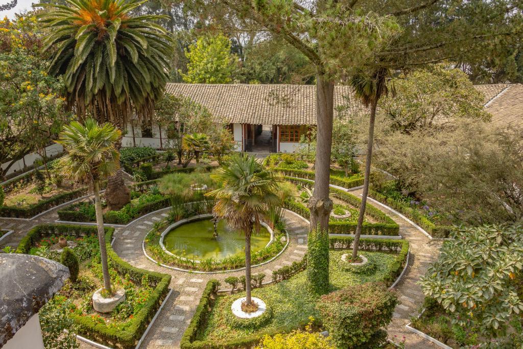 Der Patio der Hacienda La Ciénega