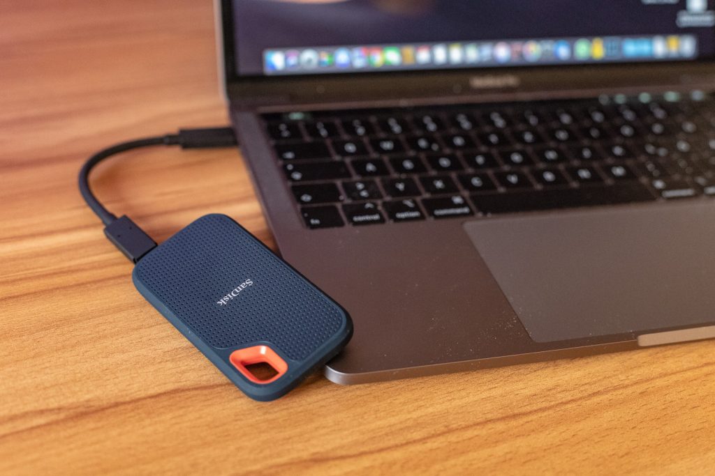 Die Sandisk Extreme Portable SSD - perfekt für unterwegs