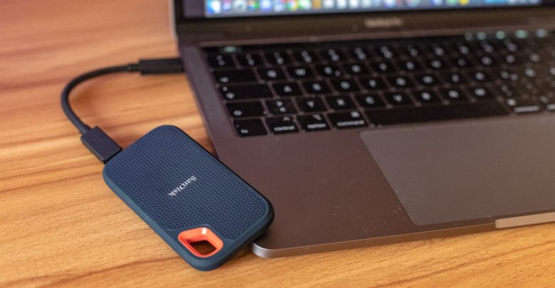 Die Sandisk Extreme Portable SSD - perfekt für unterwegs