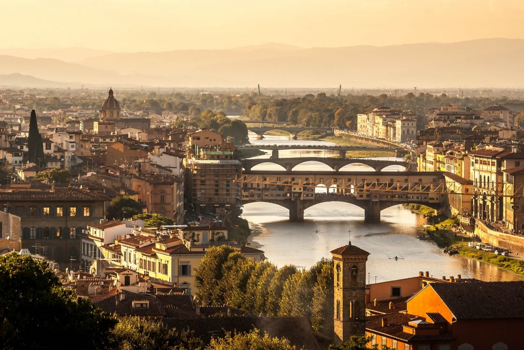 Traumhafte Abendstimmung in Florenz