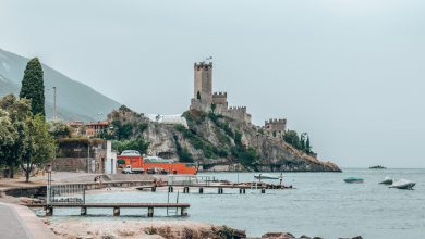 Die Scaligerburg - direkt am Ufer vom Gardasee