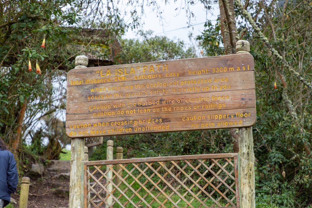 Wanderpfad bei den Termas de Papallacta