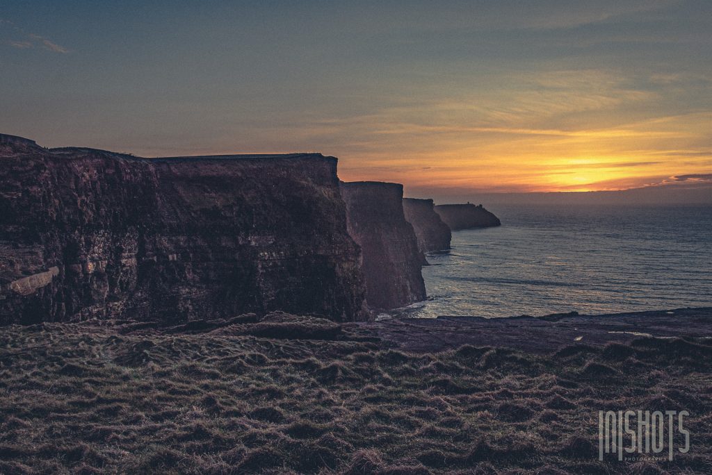 Sonnenuntergang an den Cliffs of Moher