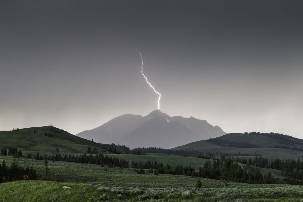 Gewitter im Gebirge