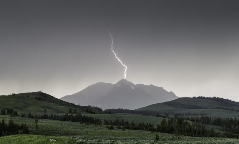 Gewitter im Gebirge