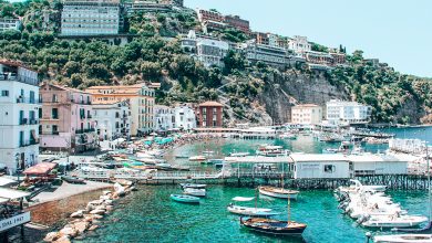 Der Yachhafen von Sorrent - einer der schönsten Orte in Italien
