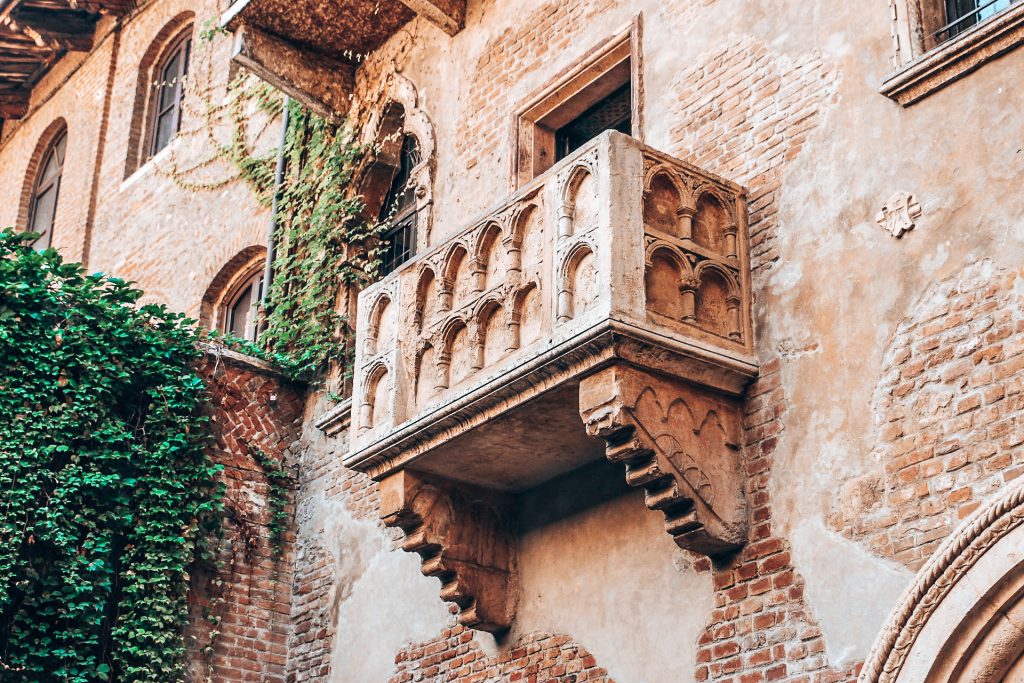 Der berühmte Balkon aus Romeo und Julia