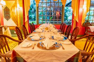 Toll eingedeckter Tisch