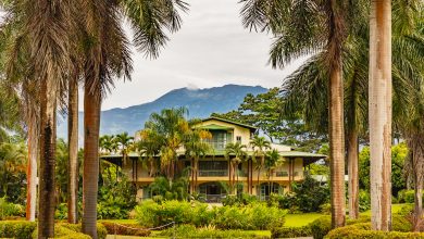 Blick auf das wunderbare Hotel Casa Turire