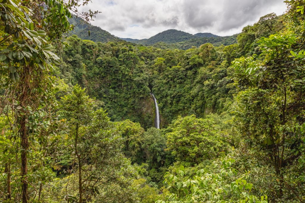Der La Fortuna Wasserfall in Costa Rica