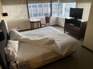 Suite in der Quarantäne-Unterkunft