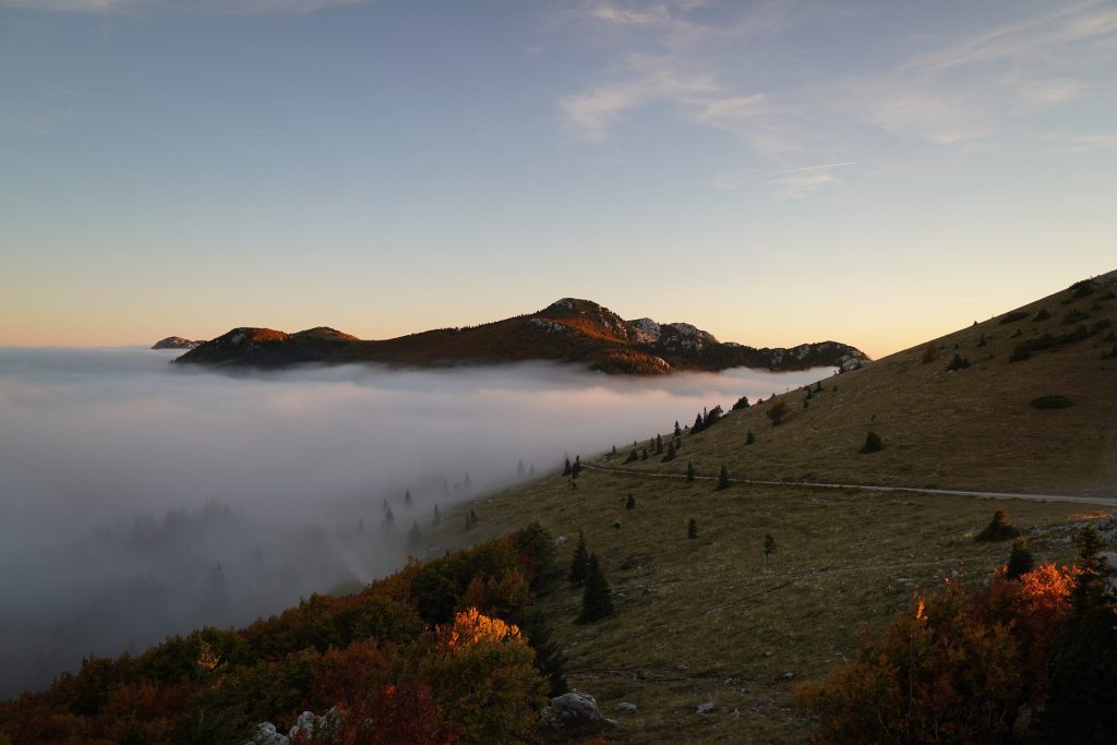 Morgendämmerung im Velebit Nationalpark