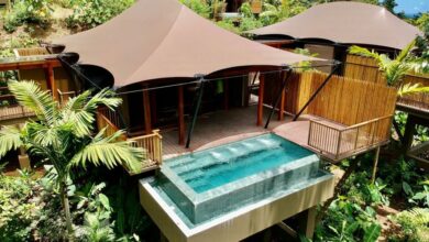 Nayara Tented Camps Luftbild