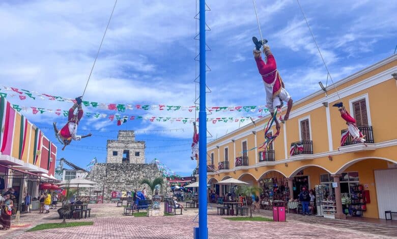 Akrobaten in Mexiko