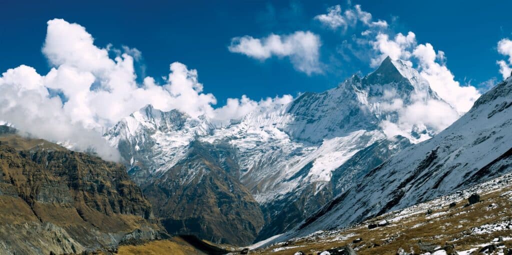 Blick auf den Annapurna